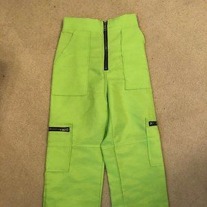 Neon green pants
